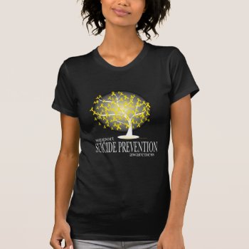 Suicide Prevention Tree T-shirt by fightcancertees at Zazzle