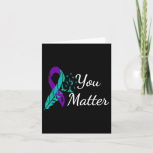 Suicide Prevention You  Card
