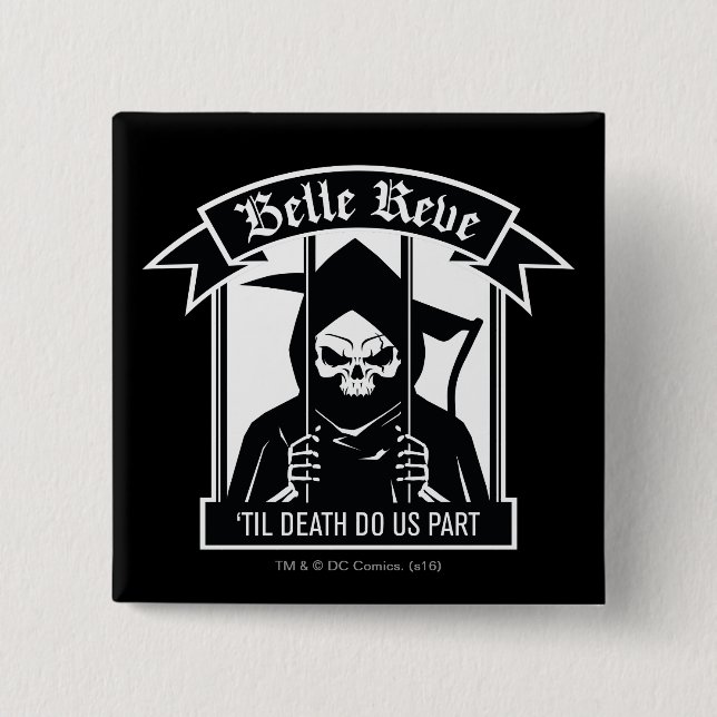 Suicide Squad | Belle Reve Reaper Graphic Button (Front)