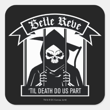 Suicide Squad | Belle Reve Reaper Graphic Square Sticker by suicidesquad at Zazzle