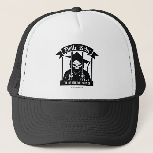 Suicide Squad  Belle Reve Reaper Graphic Trucker Hat