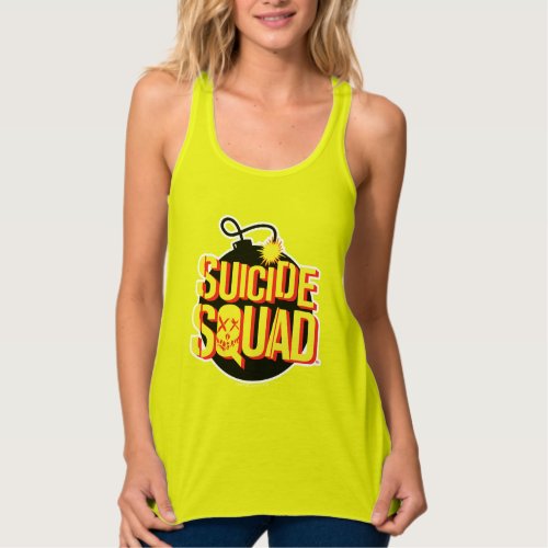 Suicide Squad  Bomb Logo 2 Tank Top