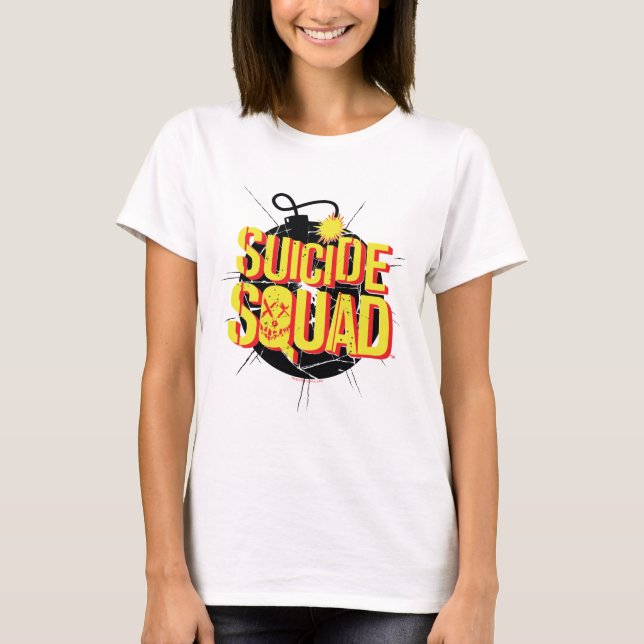 Suicide Squad | Bomb Logo 3 T-Shirt (Front)