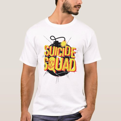 Suicide Squad  Bomb Logo 3 T_Shirt