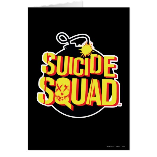 Suicide Squad | Bomb Logo Cards (Front)