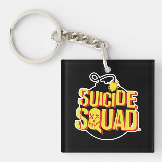 Suicide Squad | Bomb Logo Keychain (Front)