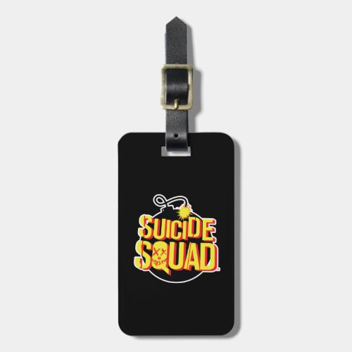 Suicide Squad  Bomb Logo Luggage Tag
