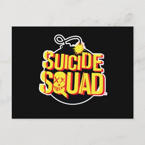 Suicide Squad  Bomb Logo Postcard