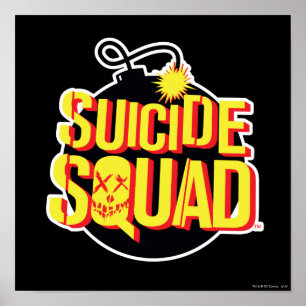Suicide Squad Bomb Logo Poster