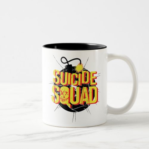 Suicide Squad  Bomb Logo Two_Tone Coffee Mug