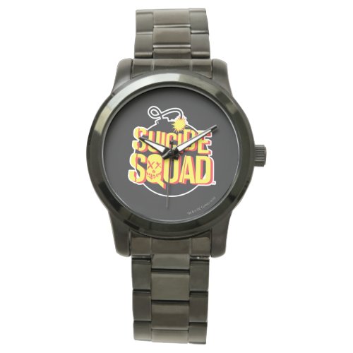 Suicide Squad  Bomb Logo Watch