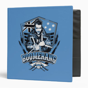 Suicide Squad Boomerang Badge 3 Ring Binder
