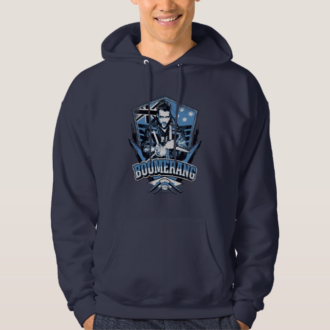 Suicide Squad | Boomerang Badge Hoodie (Front)