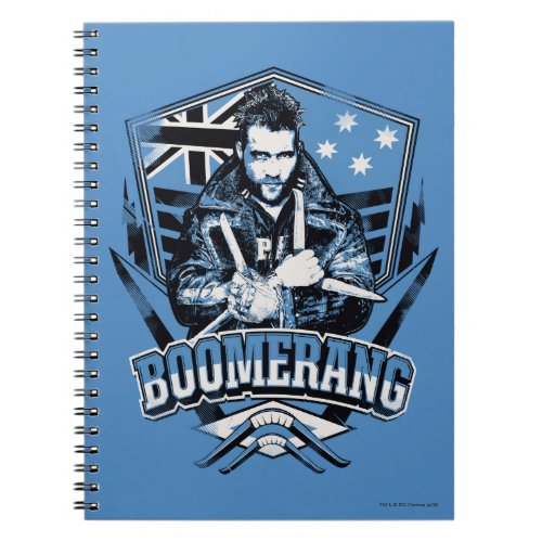Suicide Squad  Boomerang Badge Notebook