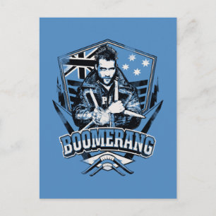 Suicide Squad   Boomerang Badge Postcard