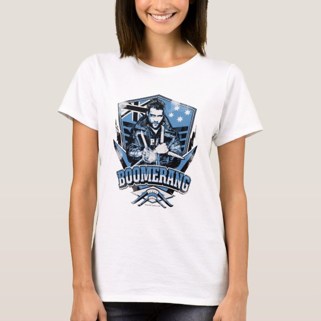 Suicide Squad | Boomerang Badge T-Shirt (Front)