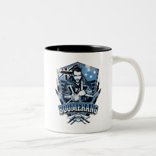 Suicide Squad Boomerang Badge Two-Tone Coffee Mug