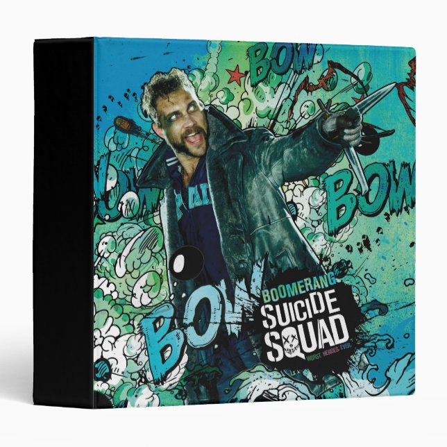 Suicide Squad | Boomerang Character Graffiti Binder (Front/Spine)