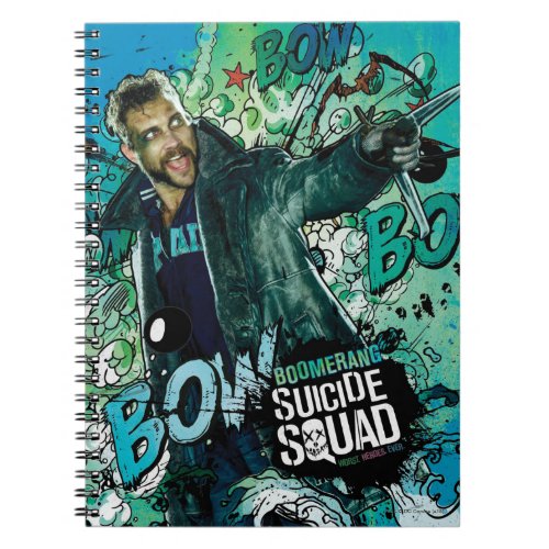 Suicide Squad  Boomerang Character Graffiti Notebook