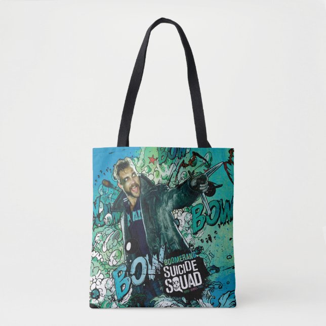 Suicide Squad | Boomerang Character Graffiti Tote Bag (Front)