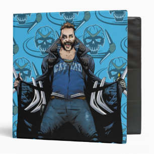 Suicide Squad Boomerang Comic Book Art Binder
