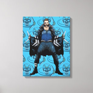 Suicide Squad Boomerang Comic Book Art Canvas Print
