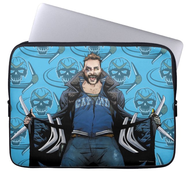 Suicide Squad | Boomerang Comic Book Art Laptop Sleeve (Front)