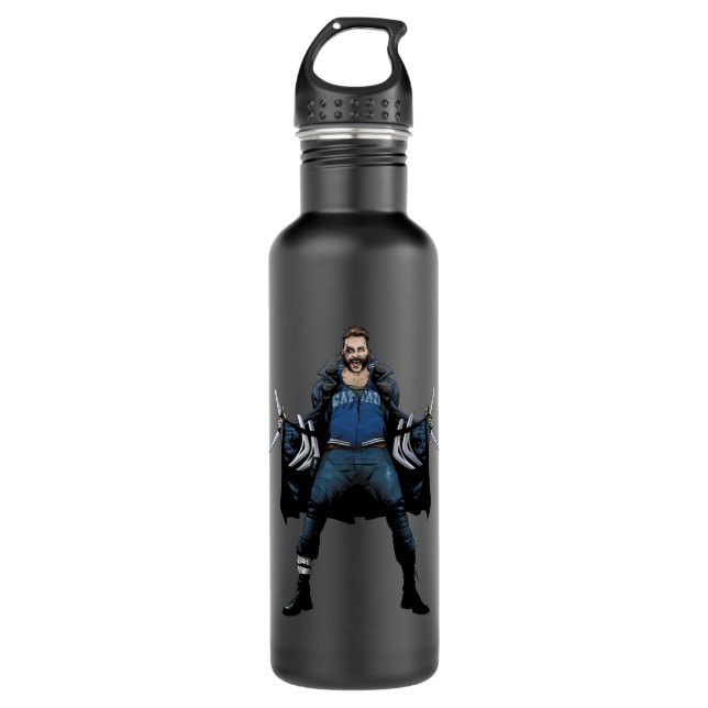 Suicide Squad | Boomerang Comic Book Art Water Bottle (Front)