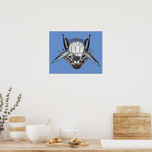 Suicide Squad | Boomerang Fist Tattoo Art Poster | Zazzle