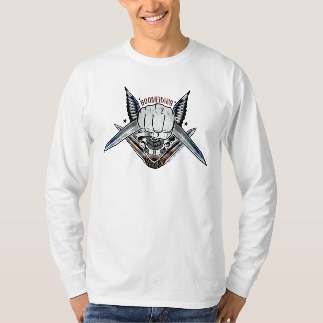 Suicide Squad | Boomerang Fist Tattoo Art T-Shirt (Front)