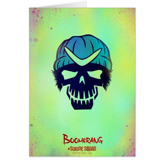 Suicide Squad | Boomerang Head Icon Cards (Front)