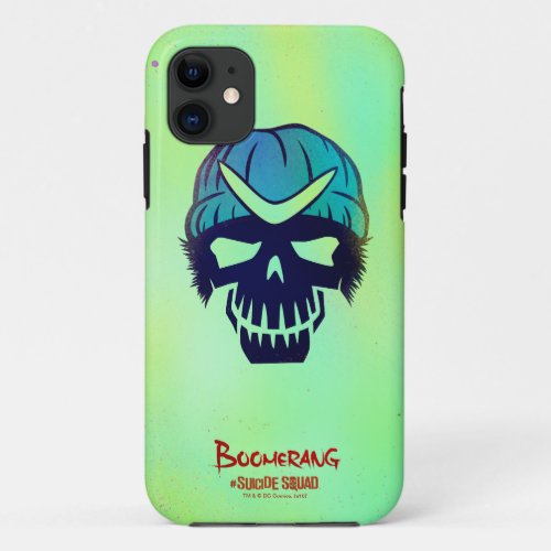 Suicide Squad  Boomerang Head Icon iPhone 11 Case