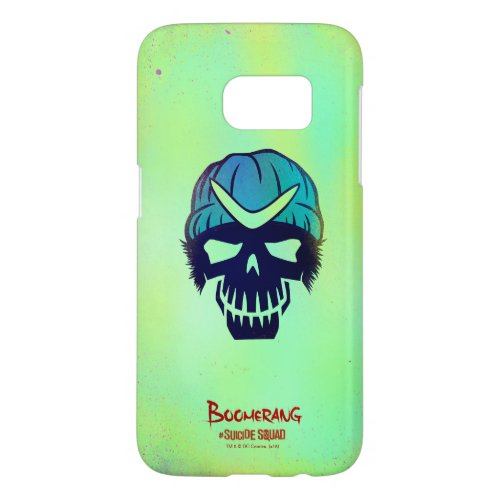 Suicide Squad  Boomerang Head Icon Samsung Galaxy S7 Case