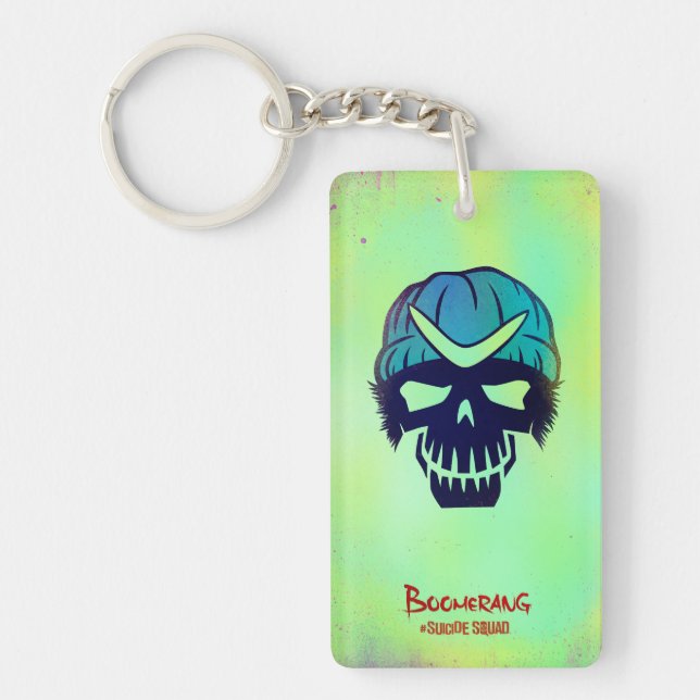 Suicide Squad | Boomerang Head Icon Keychain (Front)