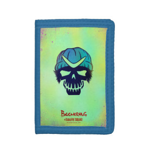 Suicide Squad   Boomerang Head Icon Trifold Wallet