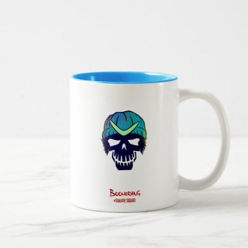 Suicide Squad  Boomerang Head Icon Two_Tone Coffee Mug