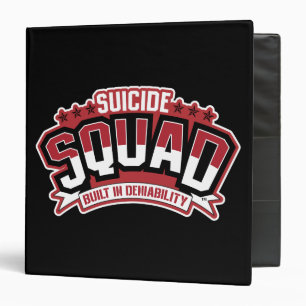 Suicide Squad   Built In Deniability 3 Ring Binder