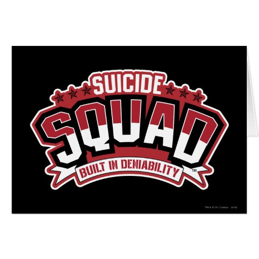 Suicide Squad | Built In Deniability Cards (Front Horizontal)