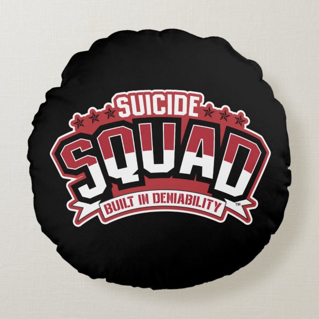 Suicide Squad | Built In Deniability Round Pillow (Front)