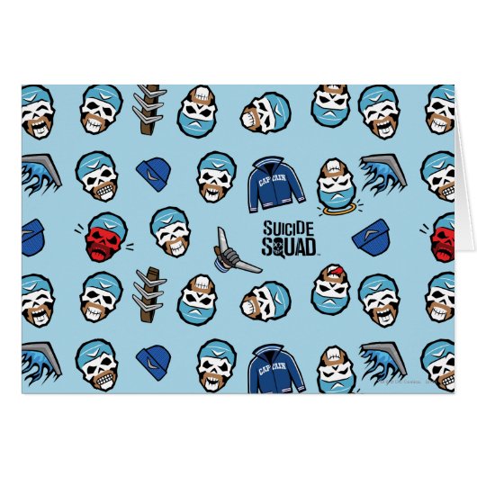 Suicide Squad | Captain Boomerang Emoji Pattern Cards (Front Horizontal)