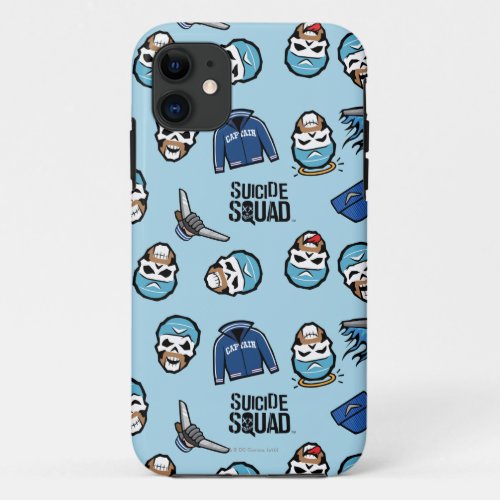 Suicide Squad  Captain Boomerang Emoji Pattern iPhone 11 Case