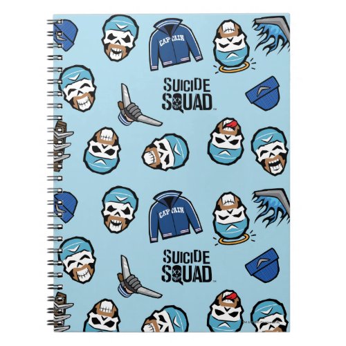 Suicide Squad  Captain Boomerang Emoji Pattern Notebook