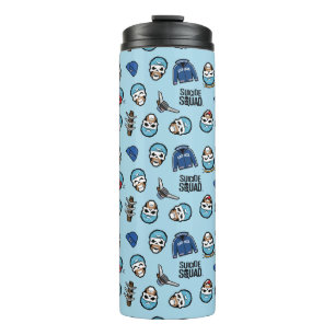 Suicide Squad Captain Boomerang Emoji Pattern Thermal Tumbler