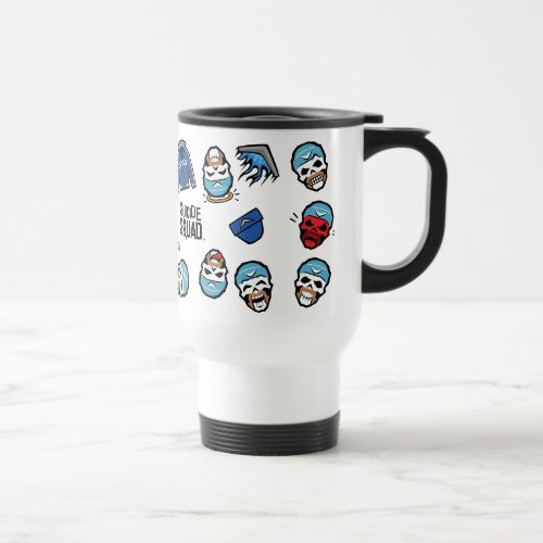 Suicide Squad  Captain Boomerang Emoji Pattern Travel Mug
