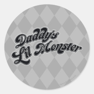 Suicide Squad Daddy's Lil Monster Classic Round Sticker