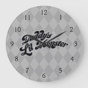 Suicide Squad Daddy's Lil Monster Large Clock
