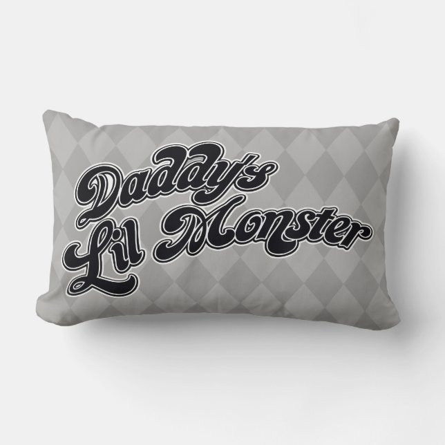 Suicide Squad | Daddy's Lil Monster Lumbar Pillow (Front)