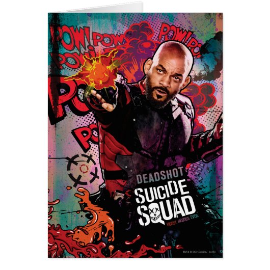 Suicide Squad | Deadshot Character Graffiti Cards (Front)