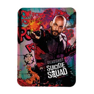 Suicide Squad Deadshot Character Graffiti Magnet