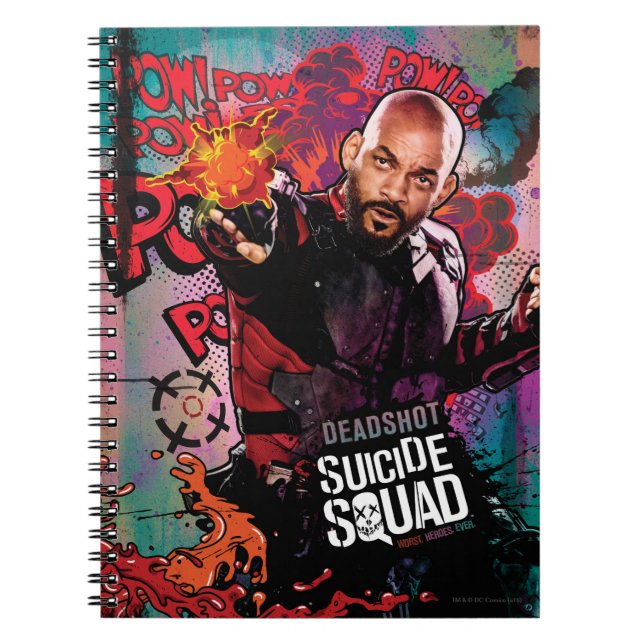 Suicide Squad | Deadshot Character Graffiti Notebook (Front)